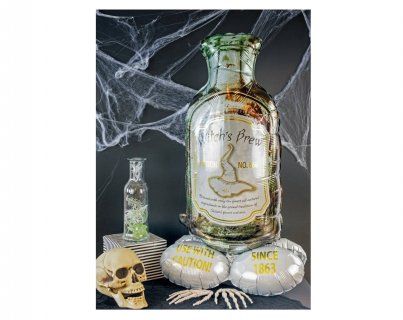 Witch's Brew επιδαπέδιο foil μπαλόνι διακόσμηση για Halloween party