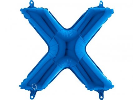 X Μπαλόνι Γράμμα Μπλε (35εκ)