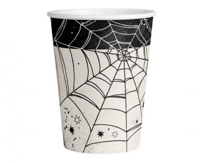 Spiderweb paper cups 8pcs