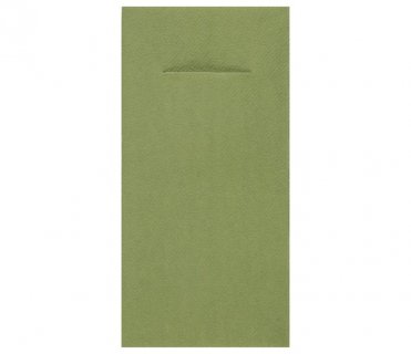 Eternity χαρτοπετσέτες κουβέρ στο πράσινο χρώμα της ελιάς 12τμχ