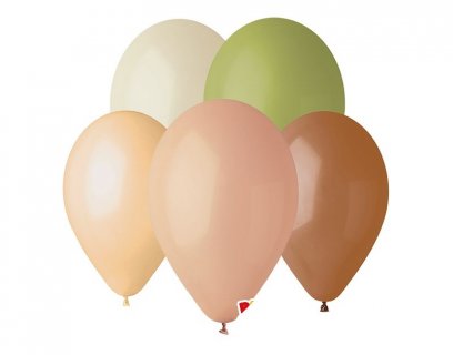 Forest colors latex balloons 16pcs