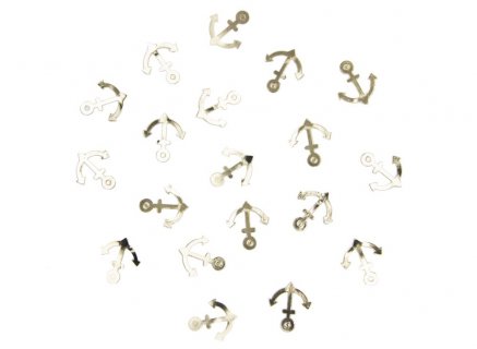 Gold anchors table confetti 10gr