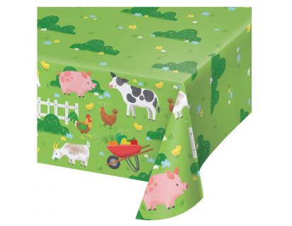 Farm animals tablecover
