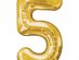 Supershape Μπαλόνι Αριθμός 5 Χρυσό (100εκ)