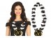 Black and white Hawaiian necklace with number 30