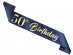 50th Birthday blue sash