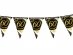 60 black and white garland 300cm