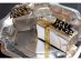 Decorative adhesive tape in silver color with sequins
