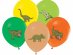 Wild dinosaurs printed latex balloons 5pcs
