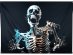 Resurrected Skeleton fabric banner 210cm x 150cm