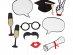 Congrats Grad photo booth props 10pcs