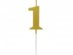 Number 1 birthday cake candle 4cm