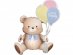 Αρκουδάκι Happy Birthday foil μπαλόνι 76εκ