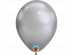 Ασημί Chrome Μπαλόνια Λάτεξ 6τεμ