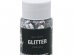 Silver gel with glitter for face painting