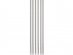 Silver with glitter tall and thin cake candles 16pcs