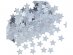 Silver star shaped table confetti 14g