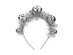 Silver headband with the disco balls