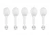 Latex balloons in white color with led light for party decoration