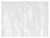 Decorative foil curtain in white color