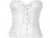 White corset with relief design M/L