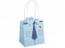 Blue and gold police paper party bags 4pcs