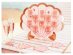 Χαρτοπετσέτες σε σχήμα αχιβάδας σε ροζ αποχρώσεις με το μήνυμα Bride to Be