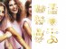 Bachelorette gold temporary tattoos