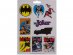 Set of different designs of magnets with Batman theme