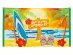 Beach tropical party υφασμάτινο μπάνερ 90εκ x 150εκ