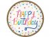 Birthday Confetti large paper plates 8pcs