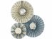 Blooming Baby Boy decorative fans 3pcs
