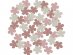 Blooming baby girl table confetti 80pcs