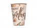 Boho Happy Birthday rainbow paper cups 8pcs