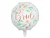 Bride and Flowers foil balloon 45cm