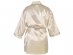 Bride satin robe in ivory color one size
