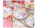 Luncheon napkins for a bachelorette party with Bride to Be and flowers print