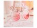 Bride to Be pink glasses with diamond rings for a bachelorette party