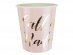 Call me Madame pink paper cups with gold foiled details 8pcs