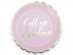 Call me Madame pink large paper plates 8pcs