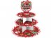 Christmas friends τριώροφη βάση για cupcakes 40εκ x 30εκ.