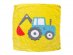 Construction yellow magic towel party favors