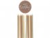 Creme rose Happy Birthday cake candles 11pcs