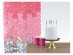 Party backdrop in pink and iridescent color