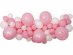 DIY Baby pink με πουά γιρλάντα με λάτεξ μπαλόνια