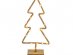 Christmas tree with jute and led lights 35cm