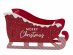 Decorative Santa sleigh 48cm x 28cm