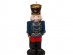 Decorative candle with the blue nutcracker 21cm
