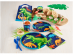 Large paper plates Dino Dig for a dinosaur theme party.