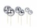 Disco ball decorative picks 6pcs